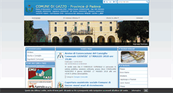 Desktop Screenshot of comune.gazzo.pd.it